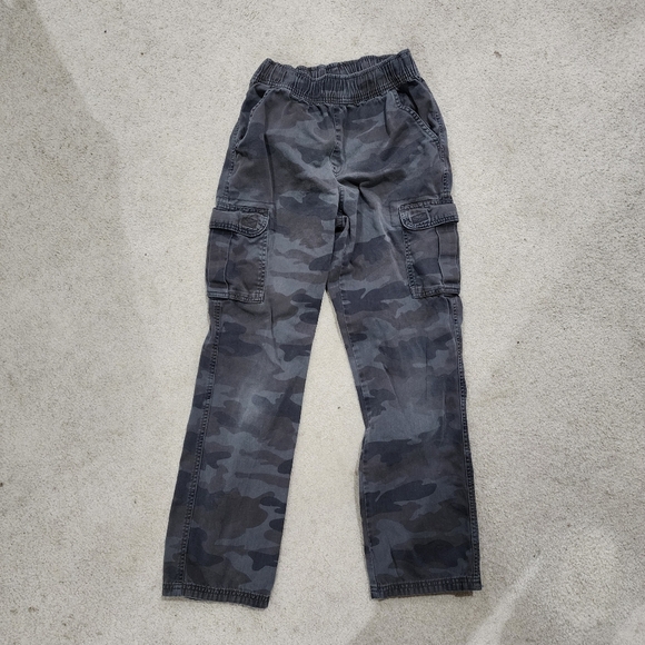 Children's Place gray camouflage pants Size 14 - Picture 1 of 6